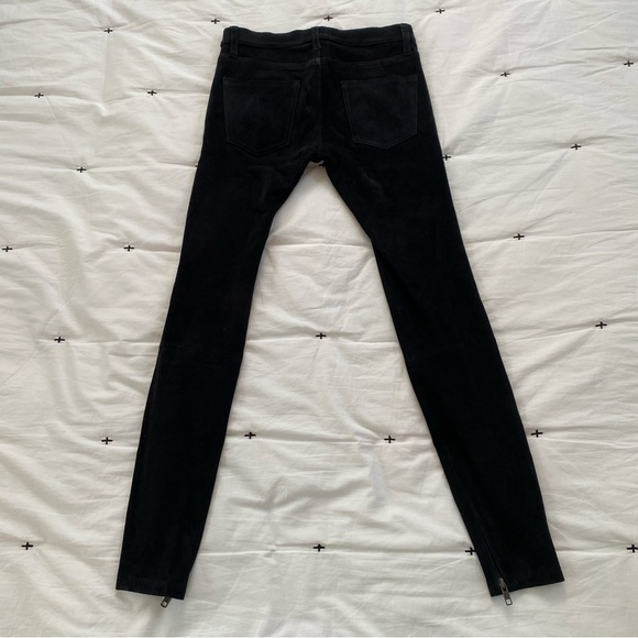 CURRENT/ELLIOTT The Silverlake Zip Suede Skinny Jeans Size 24 LIKE NEW - Picture 4 of 10